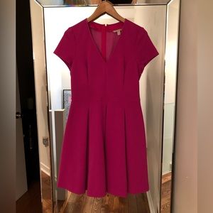 Playful pink box pleated dress. Excellent condition- worn a handful of times